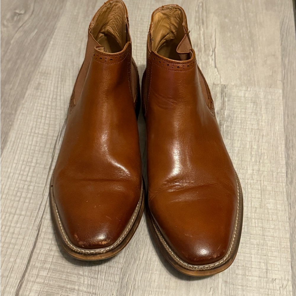 Men's Brown Leather Chelsea Boots